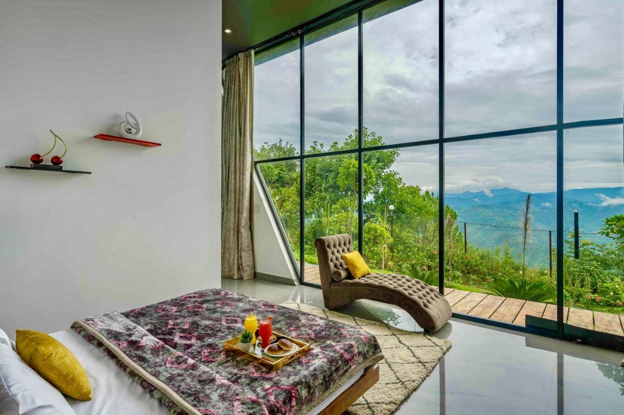 Saffronstays Glasshouse Celeste, Ranikhet - Luxurious Glass Villa With Breathtaking Views Bhatrojkhan Exterior photo