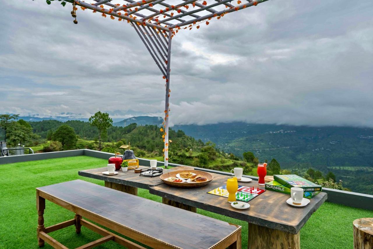 Saffronstays Glasshouse Celeste, Ranikhet - Luxurious Glass Villa With Breathtaking Views Bhatrojkhan Exterior photo