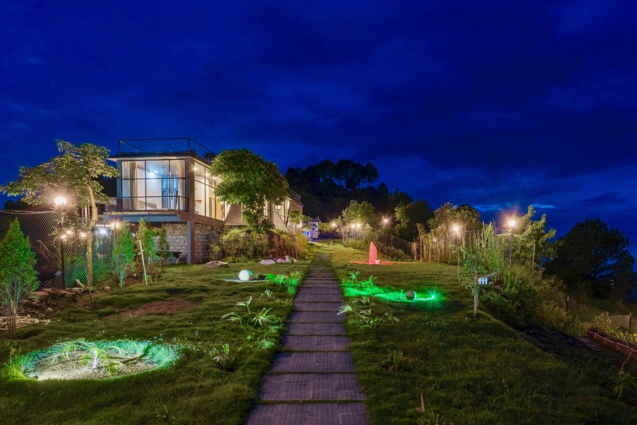 Saffronstays Glasshouse Celeste, Ranikhet - Luxurious Glass Villa With Breathtaking Views Bhatrojkhan Exterior photo